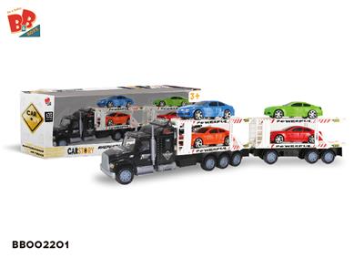 2 INERTIA DOUBLE DECK TRACTORS (CARRYING 4 BMW) - BB002201