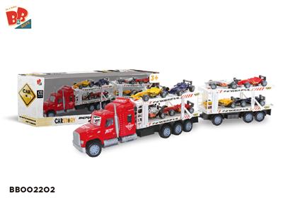 2 INERTIAL DOUBLE DECK TRACTORS (CARRYING 8 F1) - BB002202