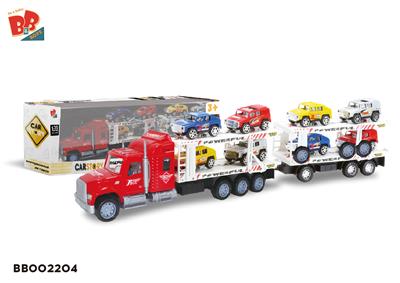 2 INERTIA DOUBLE DECK TRACTORS (CARRYING 8 HUMMERS) - BB002204