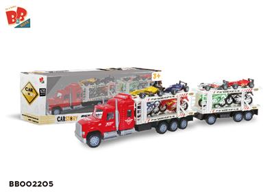 2 INERTIA DOUBLE DECK TRACTORS (4 MOTORCYCLES AND 4 F1) - BB002205