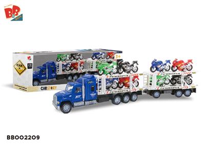 2 INERTIA DOUBLE DECK TRACTORS (CARRYING 8 MOTORCYCLES) - BB002209