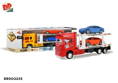 INERTIA DOUBLE DECK TRACTOR (CARRYING 2 BMW) - BB002235