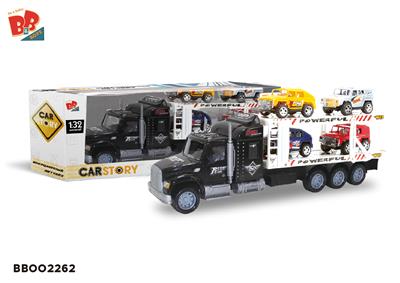 INERTIA DOUBLE DECK TRACTOR (CARRYING 4 HUMMERS) - BB002262
