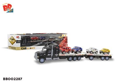 INERTIA TRACTOR 2 FLAT PLATES (CARRYING 4 HUMMERS) - BB002287