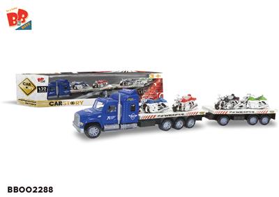 INERTIA TRACTOR 2 FLAT PLATES (CARRYING 4 HARLEY) - BB002288