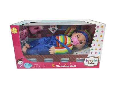 14寸空身男肥童搪胶手（
带IC奶嘴功能） - OBL10000120