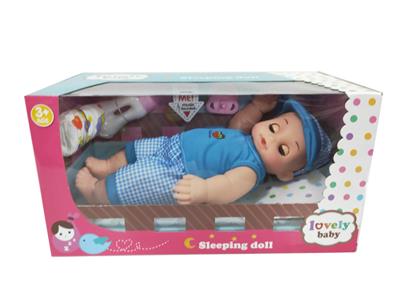 14寸空身男肥童搪胶手（
带IC/喝水尿尿功能） - OBL10000124