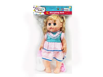 14寸空身女肥童搪胶手（
带IC/喝水尿尿功能） - OBL10000149