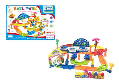 卡通积木轨道车 - OBL10000900