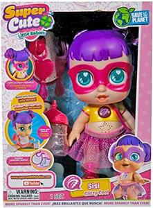 高档16寸搪胶带七彩灯光音乐fangeek super cute超级英雄可爱宝宝带奶瓶带梳子和镜子。DC宝宝带吸水喷水功能 - OBL10001923