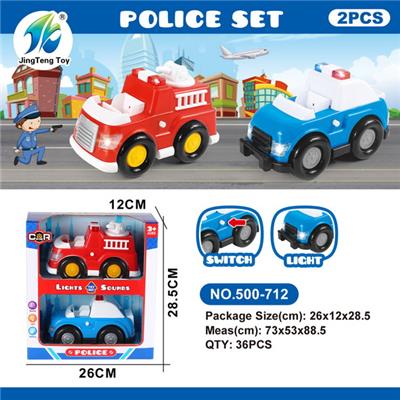 灯光声音卡
通车两只装
（消防+警车
） - OBL10005061