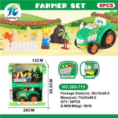 灯光声音卡
通农夫车套
装（8pcs） - OBL10005063