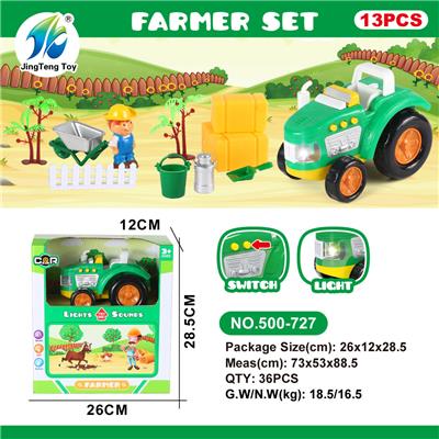 灯光声音卡
通农夫车密
封套装（
13pcs） - OBL10005073