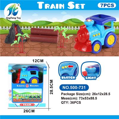 灯光声音卡
通火车密封
套装（
7pcs） - OBL10005077