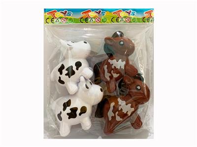 卡通马、奶
牛
(四只装) - OBL10005122