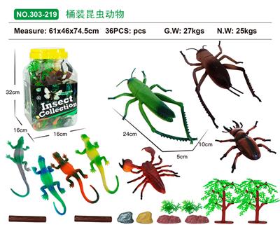 桶装昆虫动
物 - OBL10005480