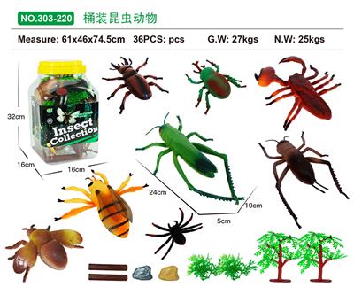 桶装昆虫动
物 - OBL10005481
