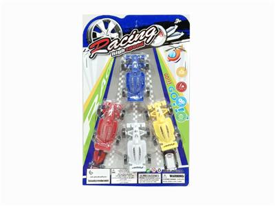 4只庄6 CM回力赛车，6色随机混装 - OBL10006562