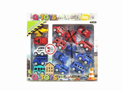 15只庄5.5 CM回力车/飞机套装 - OBL10006578