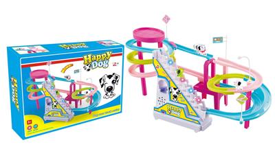 小狗双层滑梯轨道 - OBL10006734