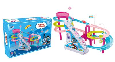 小火车双层滑梯轨道 - OBL10006735