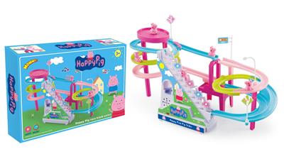 小贝猪双层滑梯轨道 - OBL10006739