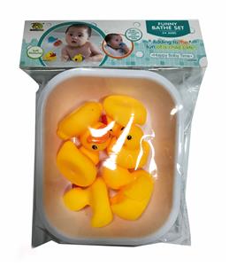 (GCC)搪塑洗澡鸭子配浴盆 - OBL10006776