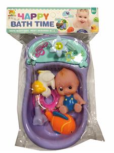 (GCC)喷水浴盆配搪胶动物 - OBL10006789