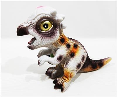 仿真野生动物恐龙实心模型玩具侏罗纪复古儿童玩具亲子互动仿真肿头龙（带哨子） - OBL10009339