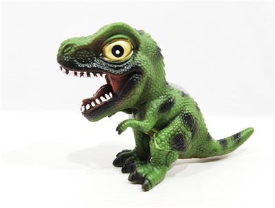 仿真野生动物恐龙实心模型玩具侏罗纪复古儿童玩具亲子互动仿真霸王龙（带哨子） - OBL10009341