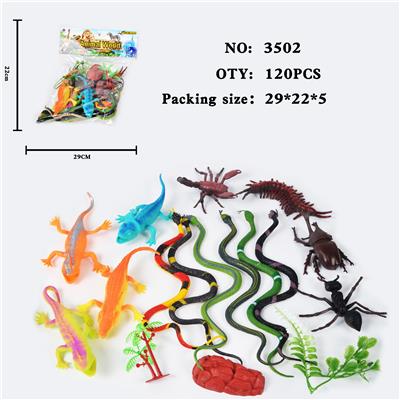 仿真野生动物实心模型玩具儿童玩具亲子互动动物（无功能） - OBL10009347