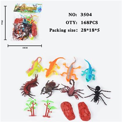 仿真野生动物实心模型玩具儿童玩具亲子互动小动物（无功能） - OBL10009349