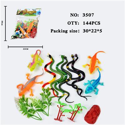 仿真野生动物实心模型玩具儿童玩具亲子互动动物（无功能） - OBL10009352