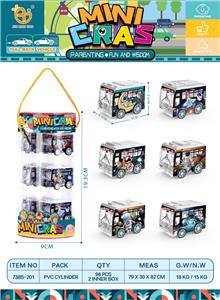 UV太空系列回力车，6pcs/筒 - OBL10013032