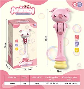 萌萌猪电动泡泡棒 - OBL10013604