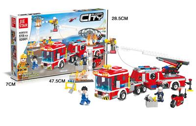 云梯消防车  518PCS - OBL10016488
