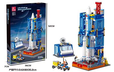 逐梦星河.航天发射中心  668PCS - OBL10016510