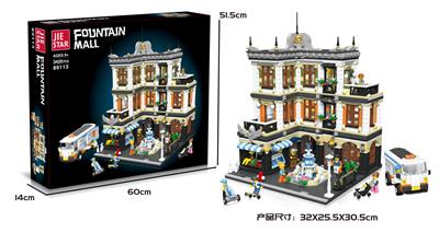 喷泉购物广场  3420PCS - OBL10016597