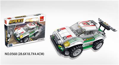 白色赛车 173PCS - OBL10016737