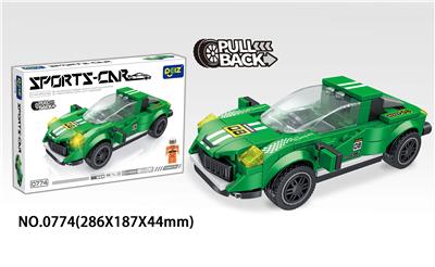 绿色回力赛车 165PCS - OBL10016897