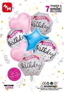 英语生日快乐套装(7PCS) - OBL10018023