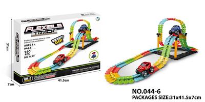 百变轨道电动积木式拼装轨道（140PCS）（包电） - OBL10018606