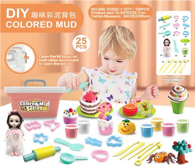 彩泥,6寸3D仿真眼睛实身13活关节芭比DIY套装 - OBL10019030