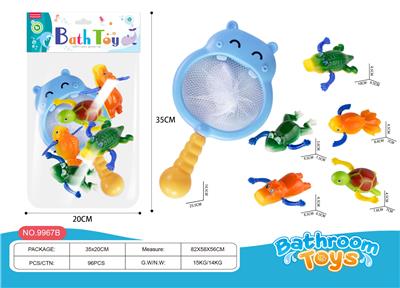 浴室戏水河马捞鱼套装（6件套） - OBL10021792