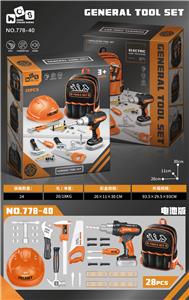 电动钻仿真工具套装（配蜜橙背包） - OBL10022234