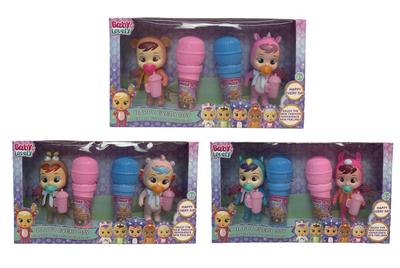 5.5寸3款混装实身会流眼泪哭泣娃娃（2只装） - OBL10022942