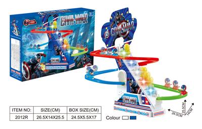 美国队长 电动灯光音乐轨道 - OBL10023381