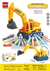 电动声光仿真工程车模型 - OBL10023545