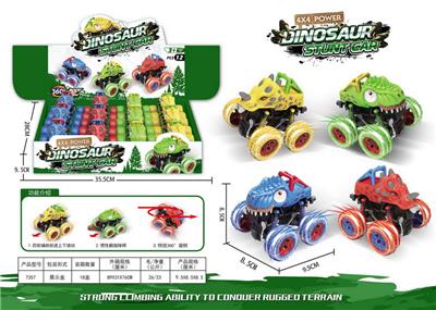12 ZHUANG INERTIA DINOSAUR STUNT CARS - OBL10024245