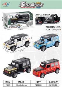 THREE DOOR ACOUSTO-OPTIC RETRO ALLOY OFF-ROAD VEHICLE - OBL10024253